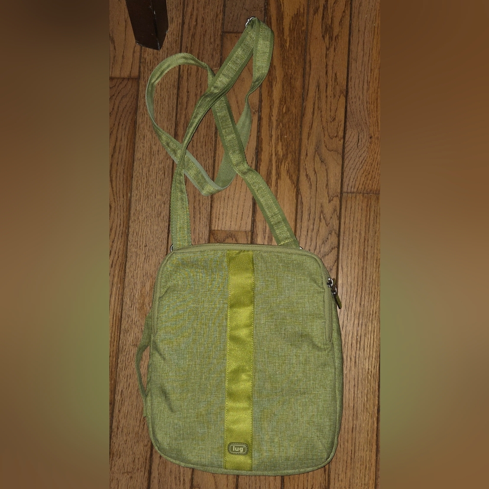 Lug Green Crossbody Bag